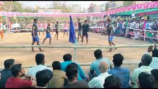 Tingiri Double Hand Shot 🔥🔥🔥 Vs surya Dhamana Power Six at Kodala 🏐🏐 Tournament 2023 2nd semi-final