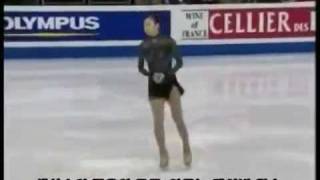 김연아 2009 0328 월드 SP  NBC 해설 한글자막