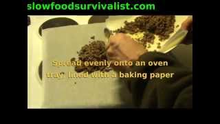 How to dehydrate ground beef with electric oven or home made food dehydrator