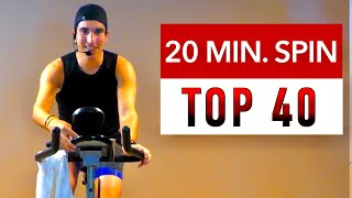 20 Minute Spin Class | Top 40 Songs | Get Fit Done