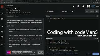 Codewars 7 kyu You Complete Me Javascript