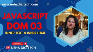 DOM tutorial in Hindi | innerHTML | innerText | JavaScript Tutorial