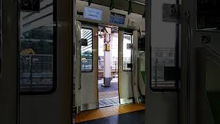 【量産先行車】JR山手線E235系ドア開閉シーン（浜松町駅撮影）