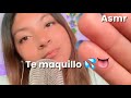 ASMR ESPAÑOL/ TE MAQUILLO CON B4B1TA💦👅+SP1T P41NT1NG💦+DUERME RÁPIDO 😴