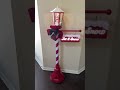 🎅🏽 the big lots 56” let it snow led lamp post christmas decoration