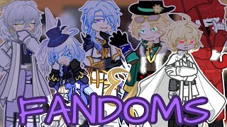 FANDOMS react to Each other (FULL) - Genshin, Furina, Sunday,Ayato, Aventurine, Mikaela,Homicipher