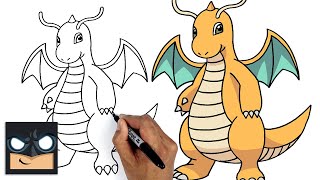 How To Draw Pokemon | Dragonite
