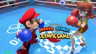 Mario & Sonic At The Olympic Games Tokyo 2020 Boxing ( Gameplay ) Mario Sonic Eggman Bowser & Amy