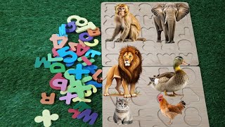 ABC Letters and Numbers Puzzle Activity ! ABC Song ! A to Z Kids Nursery Rhymes ! Learn ABC