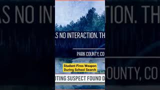 Student Fires Weapon During School Search #shorts #news