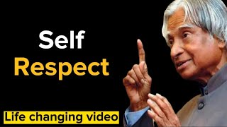 Self Respect || Dr apj abdul kalam sir quotes || whatsapp status quotes || golden words studio