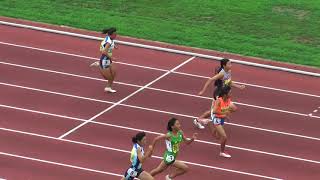 H29　千葉県ｼﾞｭﾆｱｵﾘﾝﾋﾟｯｸ最終選考　C女子100m　予選1組