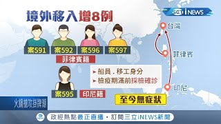 秋冬疫情翻8倍...今新增8例境外移入！疫情中心下周將公布\