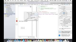 adding button to viewcontroller xcode5