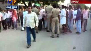 Clash Between TDP \u0026 YCP Activists At Ganesh Idol Immersion In Macharla Of Guntur