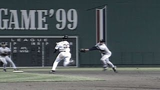 1999 ALCS Gm4: Knobaluch tags Offerman, turns two