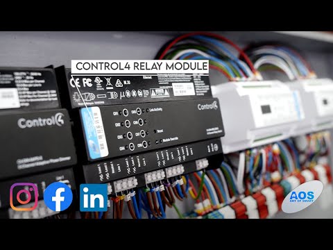 Control4 Lighting Panel Walkthrough - AOS Rack Build Lab - NEWCASTLE Control4 SMART HOME