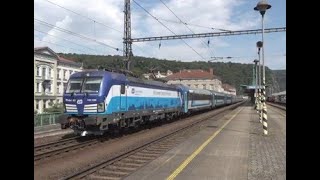 2024 - CZ - Trains in the Děčín and Ústí nad Labem area (Labe / Elbe valley)