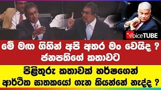 මේ මඟ ගිහින් අපි අතර මං වෙයිද ? ජනපතිගේ කතාවට පිළිතුරු කතාවක් හර්ෂගෙන්