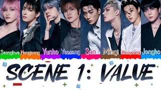 🔢 ATEEZ (에이티즈) - Scene 1: Value [Color Coded Lyrics Audio] 🔢