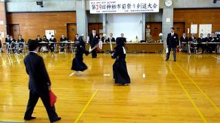 第39回神栖市菊祭剣道大会中学男子決勝（先-先）-2