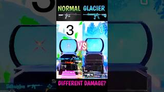 M416 Upgrade Glacier Vs Normal M416 Damage Test🥶🥵 #pubgmobile #m4glacier #vs #m416 #victor #ytshort