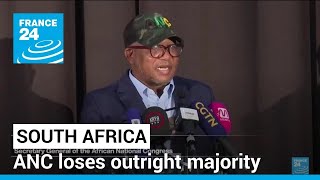 ANC loses outright majority in South Africa vote • FRANCE 24 English