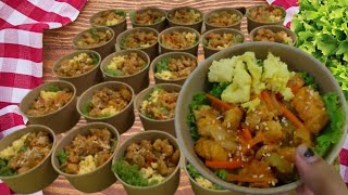 RICE BOWL AYAM SAUS ASAM MANIS | MENU KOMPLIT MURAH MERIAH | IDE JUALAN RICE BOWL