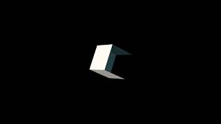 Cube rotating in 3D