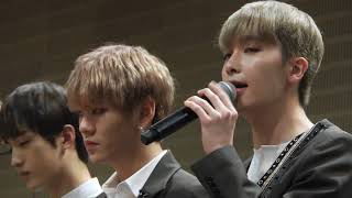 171224 UP10TION 2nd Single [WILD LOVE] Release Event - In The Dream (Hwanhee focus) @아사쿠사 바시 퓨릭 홀 1부