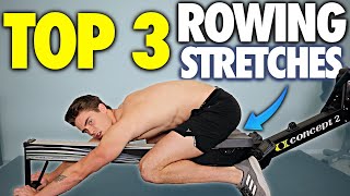 Rowing Machine: TOP 3 STRETCHES to Row Faster & Better