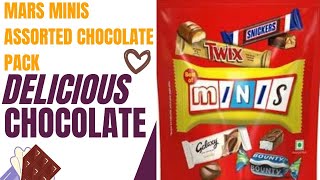 Best of Minis Chocolate Pack of 10 | Twix | Snickers | Bounty | Galaxy | Mars