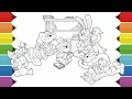 Poppy Playtime Chapter 3 Coloring Pages | Smiling Critters | NCS Music