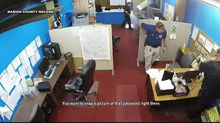 Police seize property from the Marion County Record