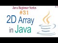 Java-31- Two Dimensional Array in java