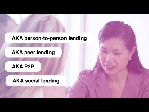 What is peer-to-peer lending?