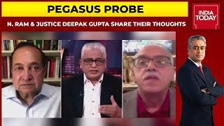 N. Ram \u0026 Justice Deepak Gupta On Pegasus Probe | News Today With Rajdeep Sardesai