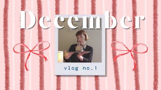 december vlog no.1 🦌🛷 ⊹˚꙳⁺⋆₊･*❅ diy Christmas decorations, advent calendars and gingerbread baking