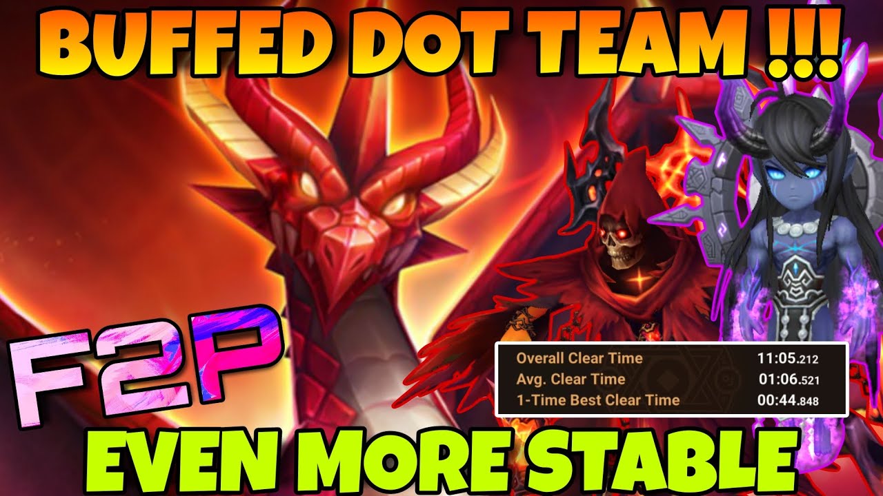 BUFFED DOT TEAM DRAGON B12 !!! DB12 SPEED TEAM ON SUMMONERS WAR - YouTube