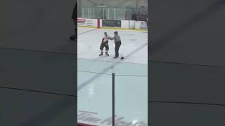 Two fight break out. Springhill vs Tracadie #bshl #hockey #fight