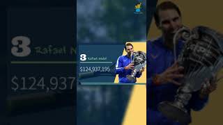 Top 5 Highest Earning Tennis Players Of All Time ( ATP Prize Money ) #Shorts