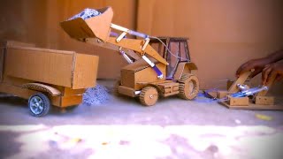 || How To Make Hydraulic JCB Backhoe|| JCB at home