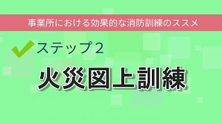 事業所における効果的な消防訓練のススメ　～ステップ２　火災図上訓練～