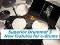 Superior Drummer 3 - New e-drum features explained (multi-zone snares & ride)