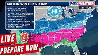 LIVE Coverage Tracking Potentially Historic Major Winter Storm, 30+ States Impacted | FOX Weather