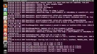 Apache Spark Wordcount example in Scala and Python