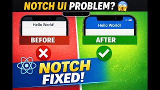 Stop UI Breaking on Notch Devices 😱 | React Native Safe Area Guide