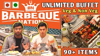 Barbeque Nation | India का सबसे बड़ा Unlimited Buffet |  | Delhi Unlimited Food | Yummy Food India