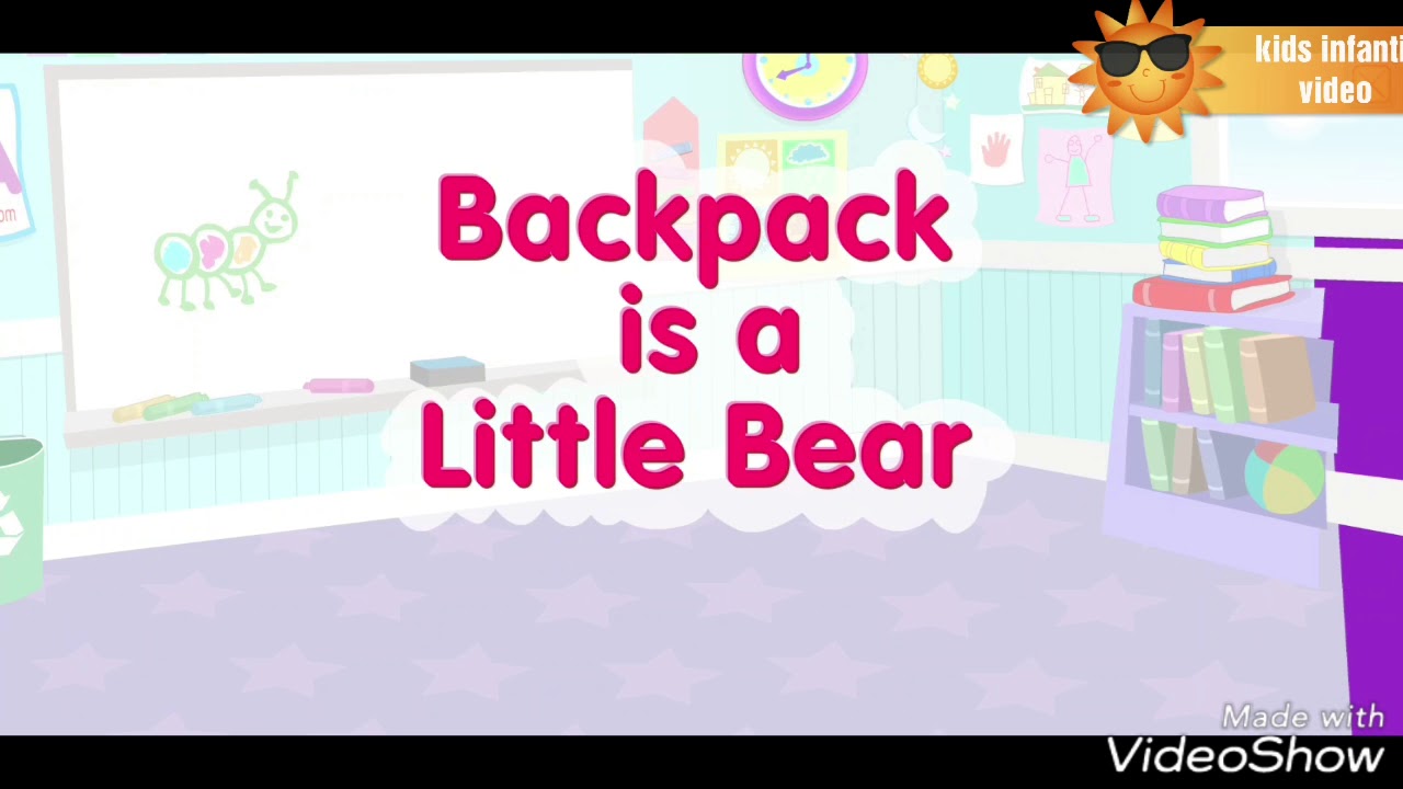 Backpack Is A Little Bear Starfall Songs| Popular Nursery Rhymes - YouTube