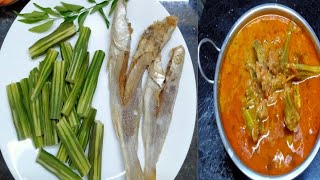 | మునక్కాయ ఎండుచేపలు గ్రేవీ | Salted Dry Fish Drumsticks Gravy In Telugu |